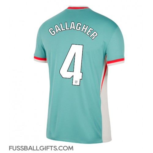 Atletico Madrid Conor Gallagher #4 Fußballbekleidung Auswärtstrikot 2024-25 Kurzarm